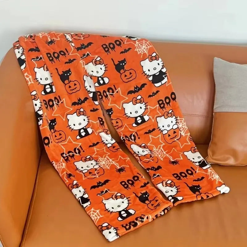 Kawaii Lana Anime Cartoon Casual Pantaloni da casa Autunno