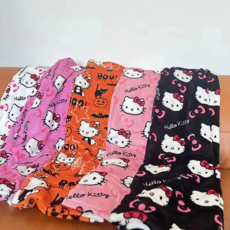 Kawaii Lana Anime Cartoon Casual Pantaloni da casa Autunno