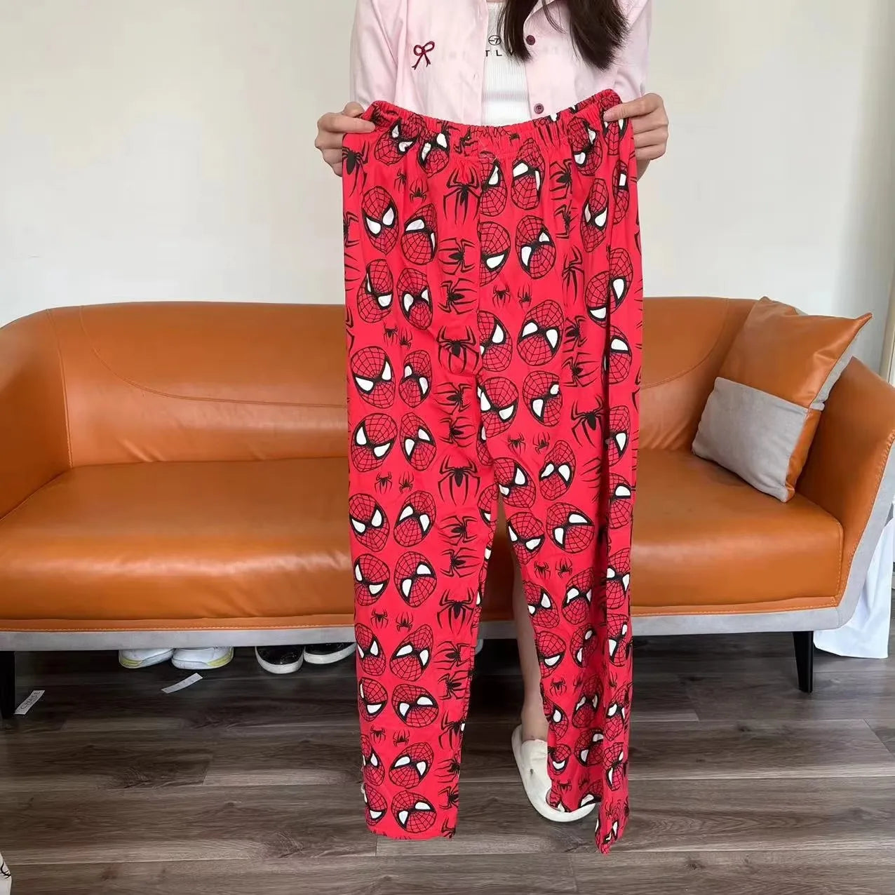 Kawaii Lana Anime Cartoon Casual Pantaloni da casa Autunno